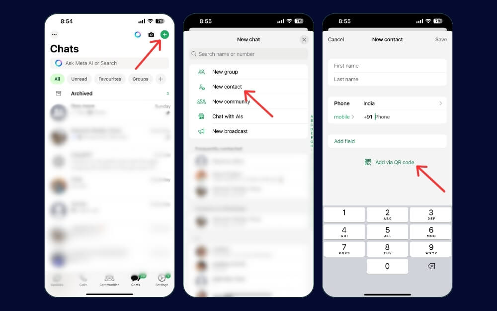 ChatGPT contact and enter your text prompt